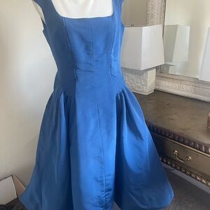 Vintage Gorgeous Oscar de LaRenta Silk Pouf Dress sz 10